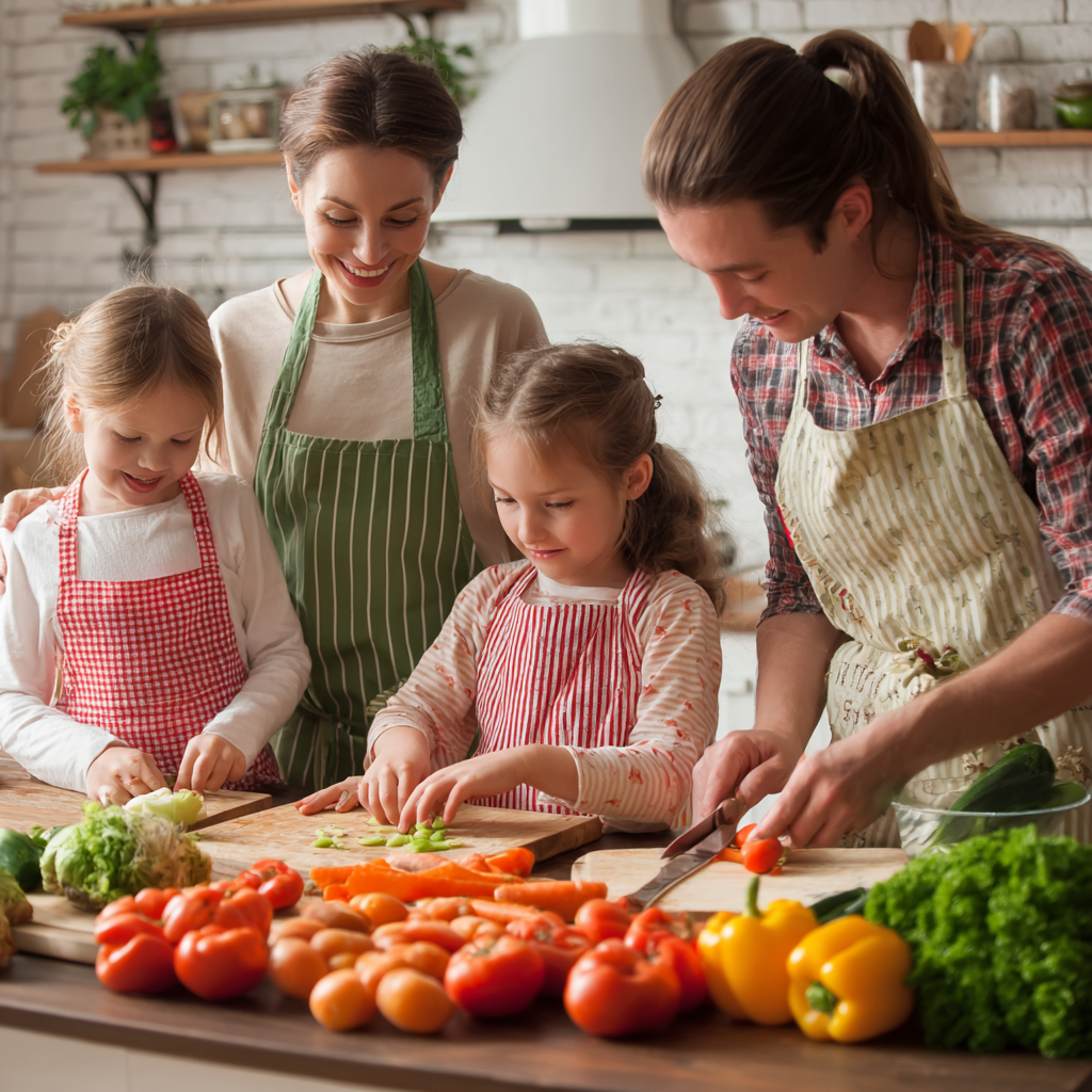 Здорові продукти на столі